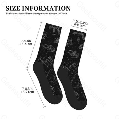 At Starry Sky Men’s Socks