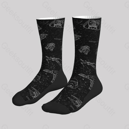 At Starry Sky Men’s Socks Sks088