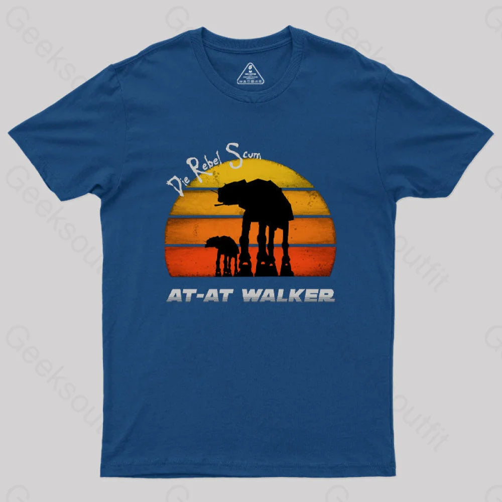 At-At Walker Geek T-Shirt Navy / S