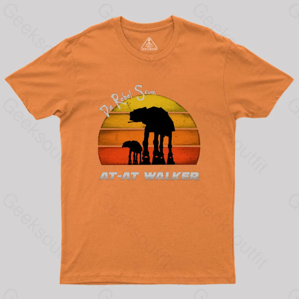 At-At Walker Geek T-Shirt Orange / S