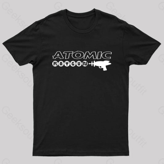 Atomic Raygun Nerd T-Shirt Black / S