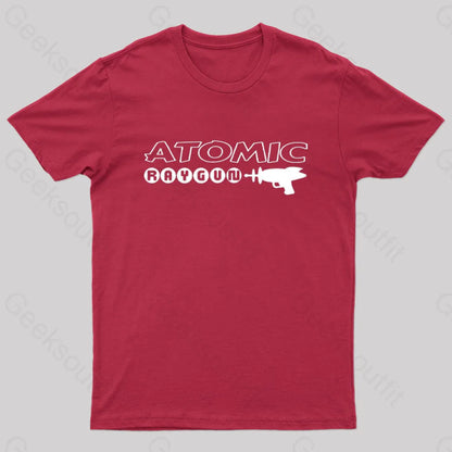 Atomic Raygun Nerd T-Shirt Red / S