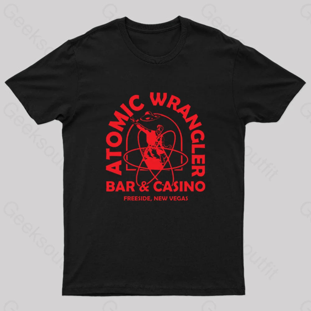 Atomic Wrangler Nerd T-Shirt Black / S