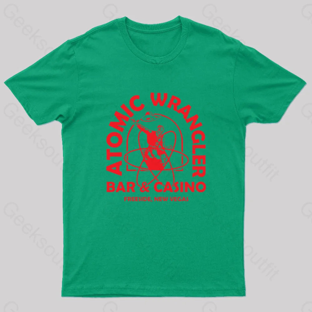 Atomic Wrangler Nerd T-Shirt Green / S