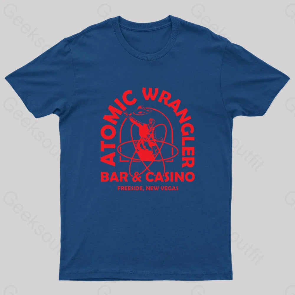 Atomic Wrangler Nerd T-Shirt Navy / S