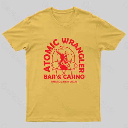 Atomic Wrangler Nerd T-Shirt Yellow / S