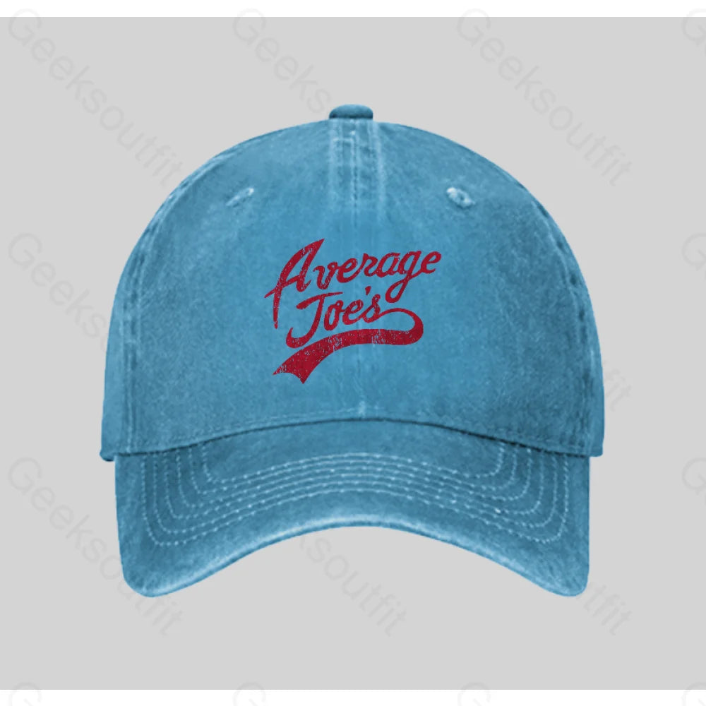 Average Joes Washed Vintage Baseball Cap Blue