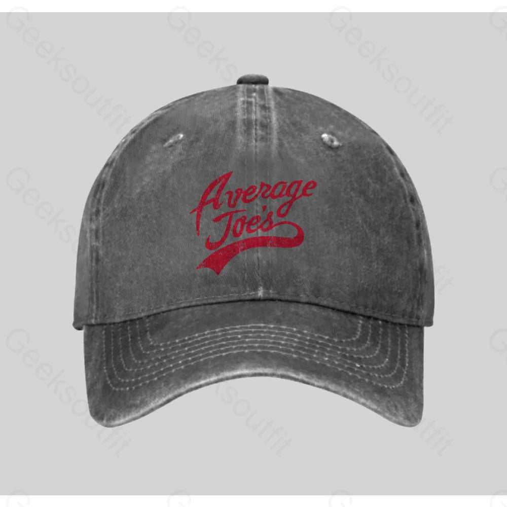 Average Joes Washed Vintage Baseball Cap Grey