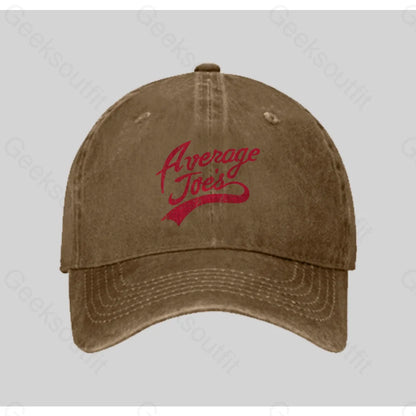 Average Joes Washed Vintage Baseball Cap Natural