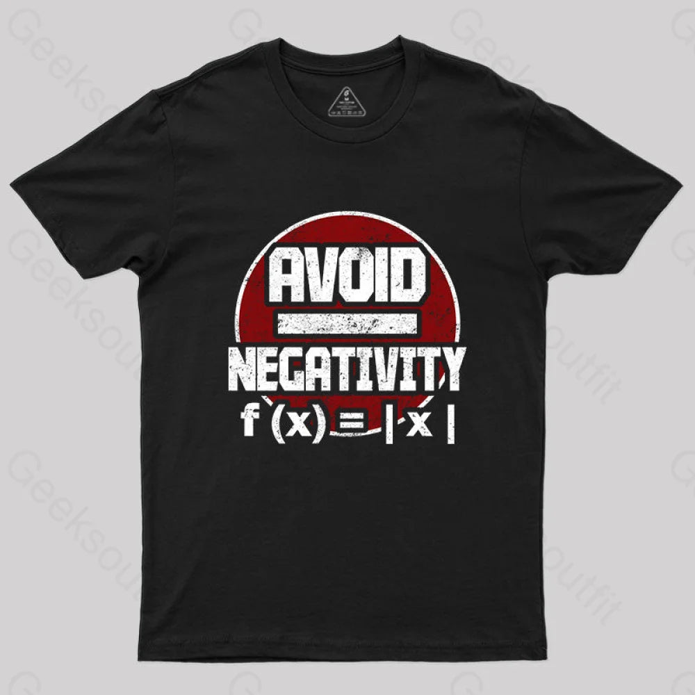 Avoid Negativity T-Shirt Black / S