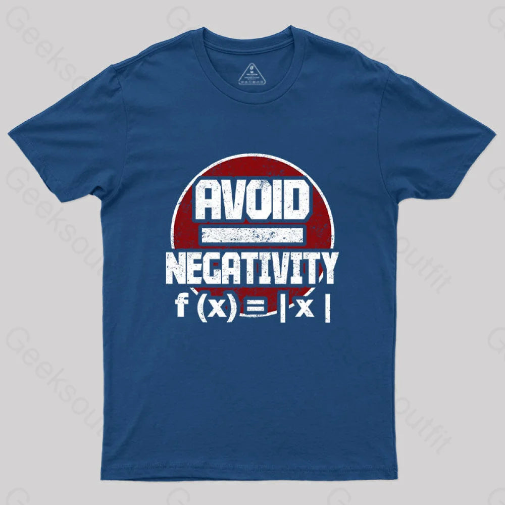 Avoid Negativity T-Shirt Navy / S