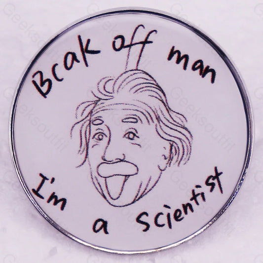 Back Off Man I’m A Scientist Pins