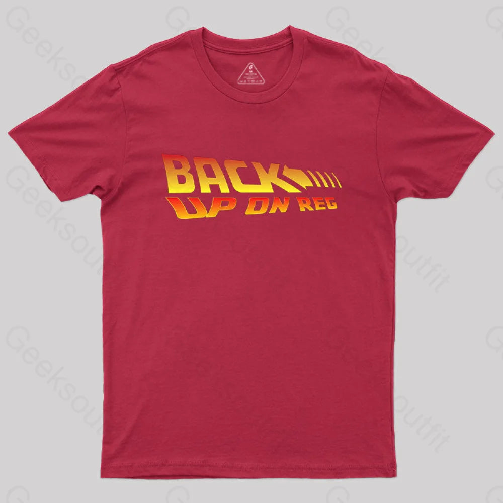 Backup On Reg T-Shirt Red / S