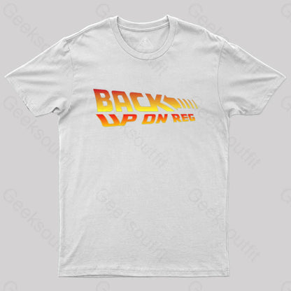 Backup On Reg T-Shirt White / S