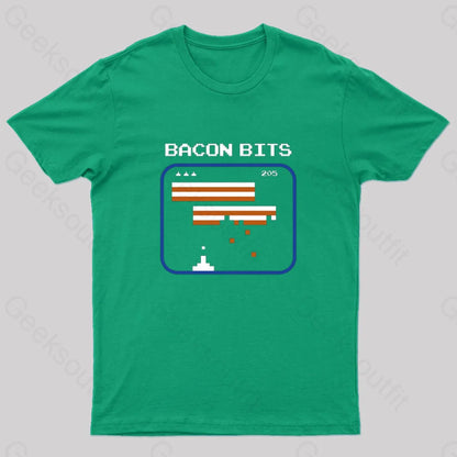 Bacon Bits Nerd T-Shirt Green / S