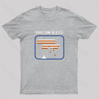 Bacon Bits Nerd T-Shirt Grey / S