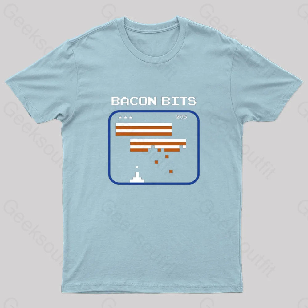 Bacon Bits Nerd T-Shirt Light Blue / S