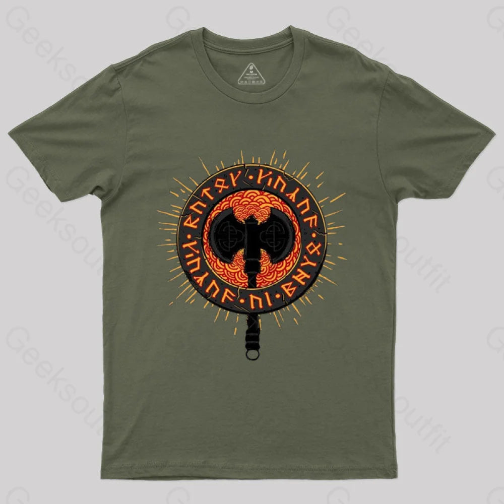 Baruk Khazad T-Shirt Army Green / S