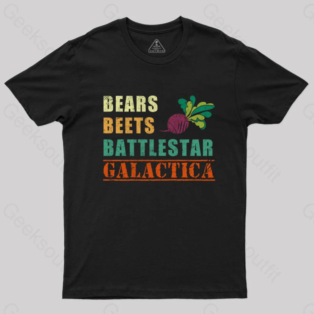 Battlestar Galactica T-Shirt Black / S Yc