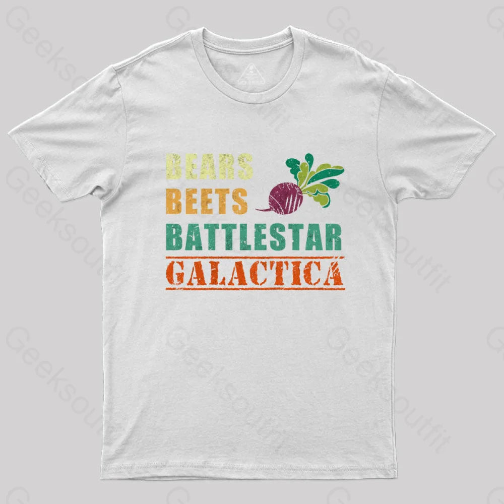 Battlestar Galactica T-Shirt White / S Yc