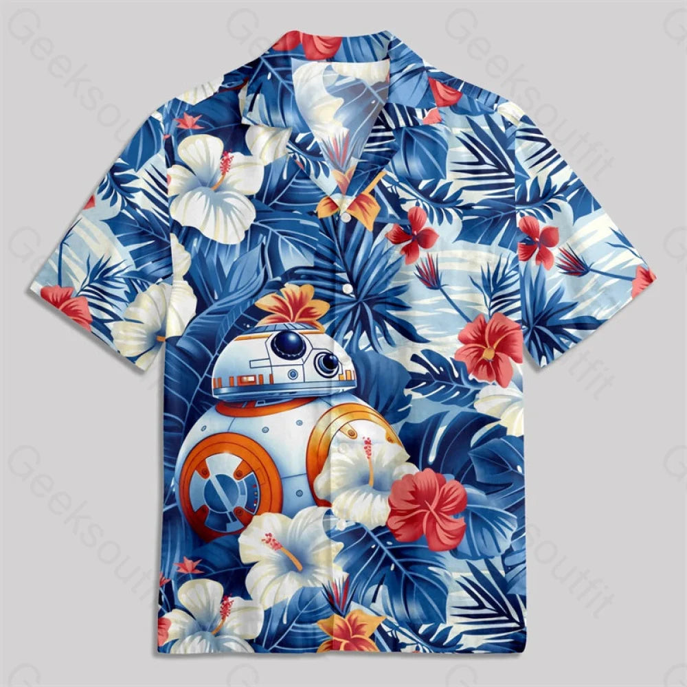 Bb-8 Button Up Pocket Shirt Hawaiian / S Bus594 Yc