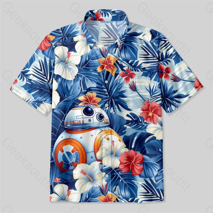 Bb-8 Button Up Pocket Shirt Up / S Bus594 Yc