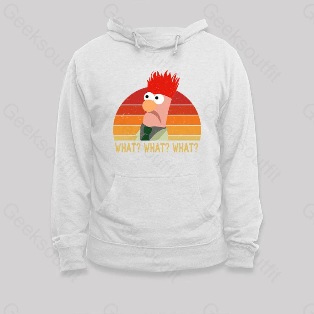 Beaker And Bunsen Muppets Hoodie White / S