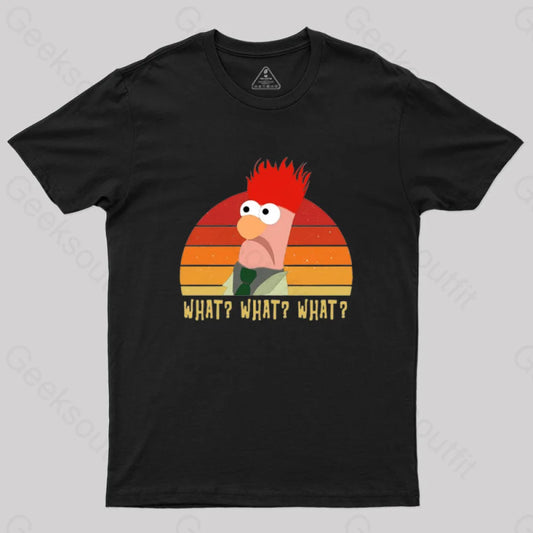 Beaker And Bunsen Muppets T-Shirt Black / S