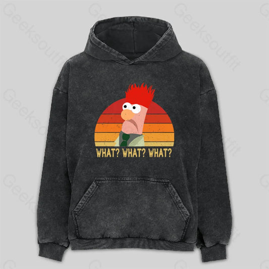 Beaker And Bunsen Muppets Washed Hoodie M