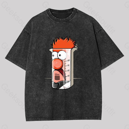 Beaker Dolls Science Washed T-Shirt Black / S