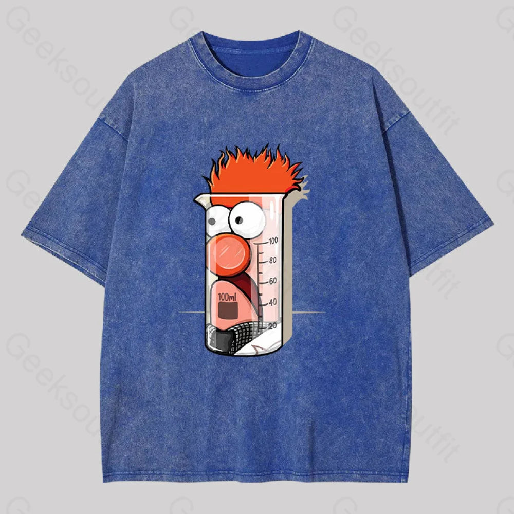 Beaker Dolls Science Washed T-Shirt Blue / S