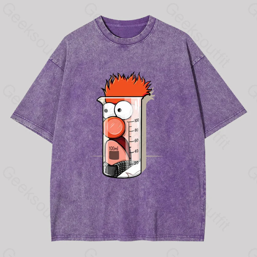 Beaker Dolls Science Washed T-Shirt Purple / S