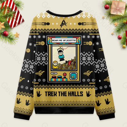 Beam Me Up Ugly Christmas Sweater