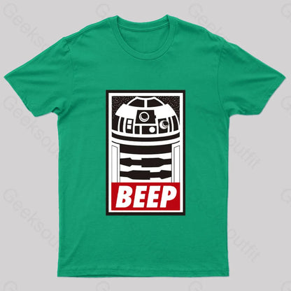 Beep Geek T-Shirt Green / S