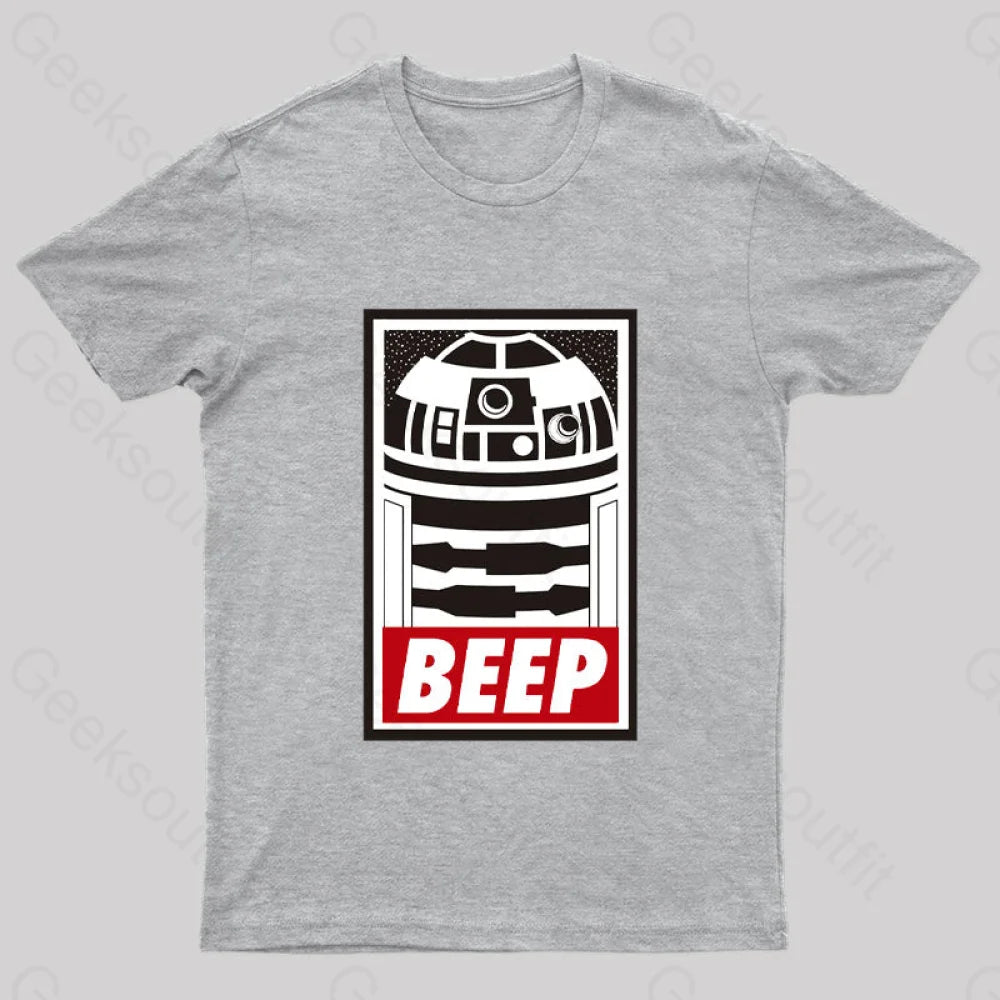 Beep Geek T-Shirt Grey / S