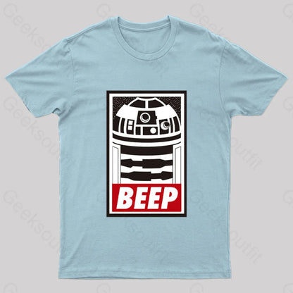 Beep Geek T-Shirt Light Blue / S