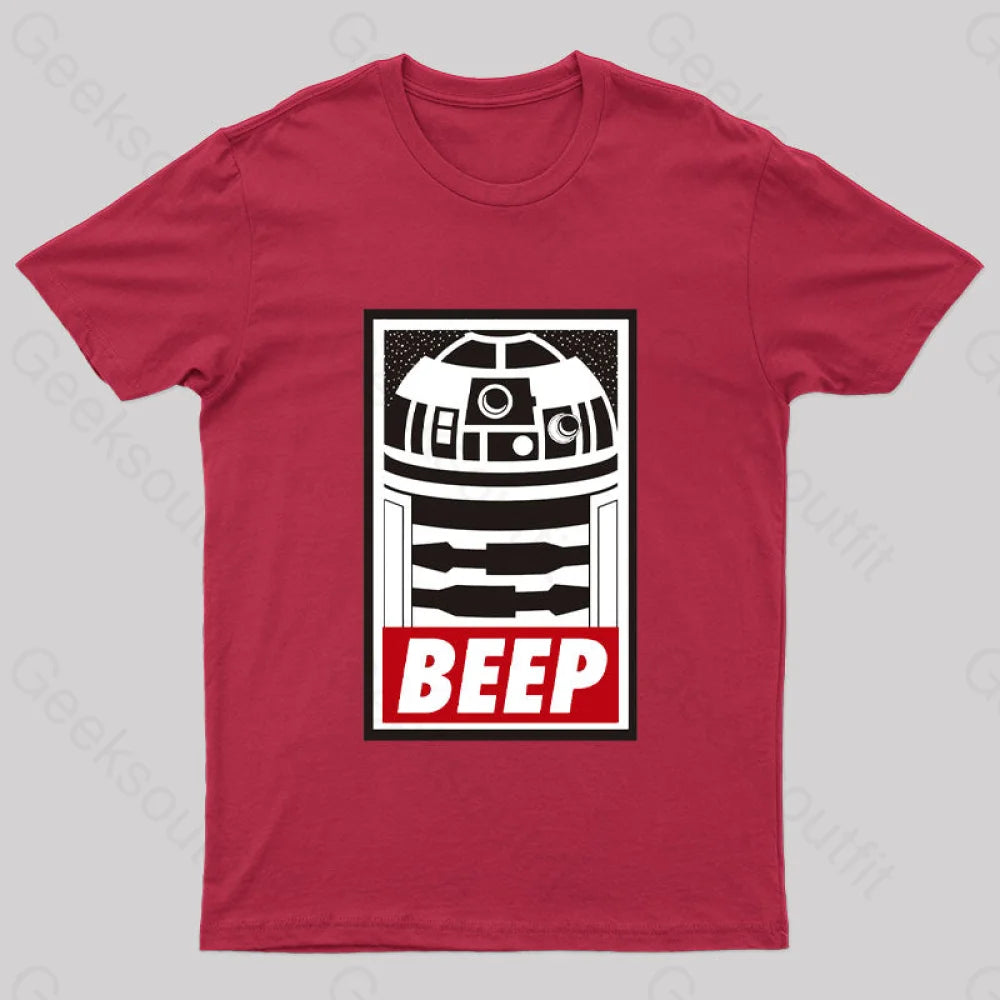 Beep Geek T-Shirt Red / S