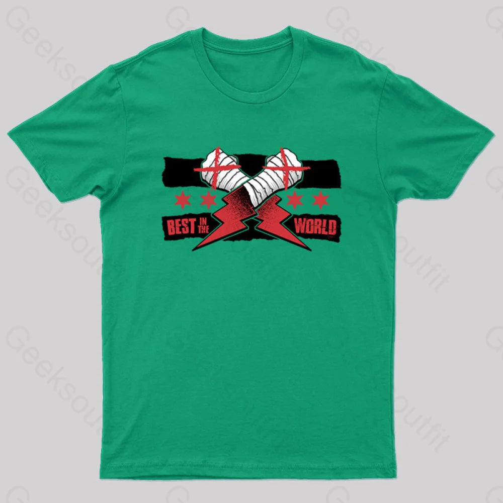 Best In The World Nerd T-Shirt Green / S