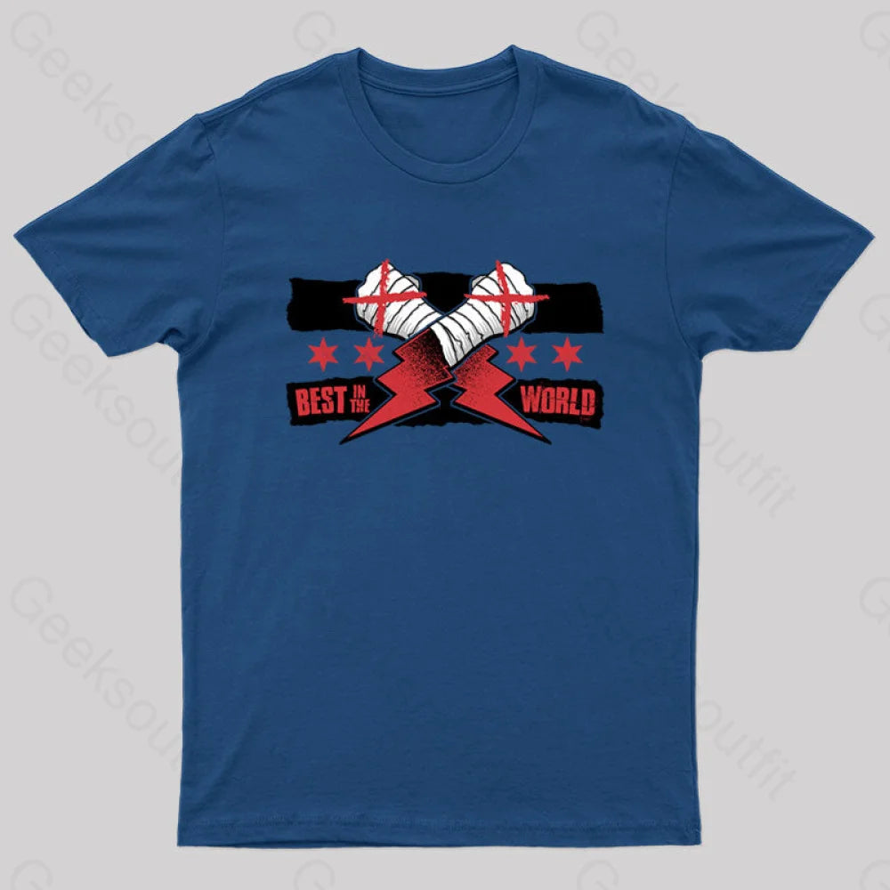 Best In The World Nerd T-Shirt Navy / S