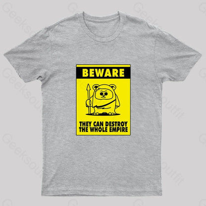 Beware Geek T-Shirt Grey / S