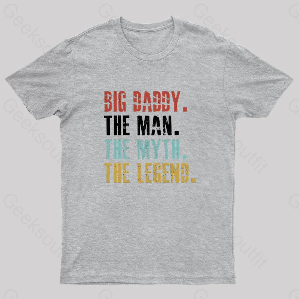 Big Daddy Geek T-Shirt Grey / S