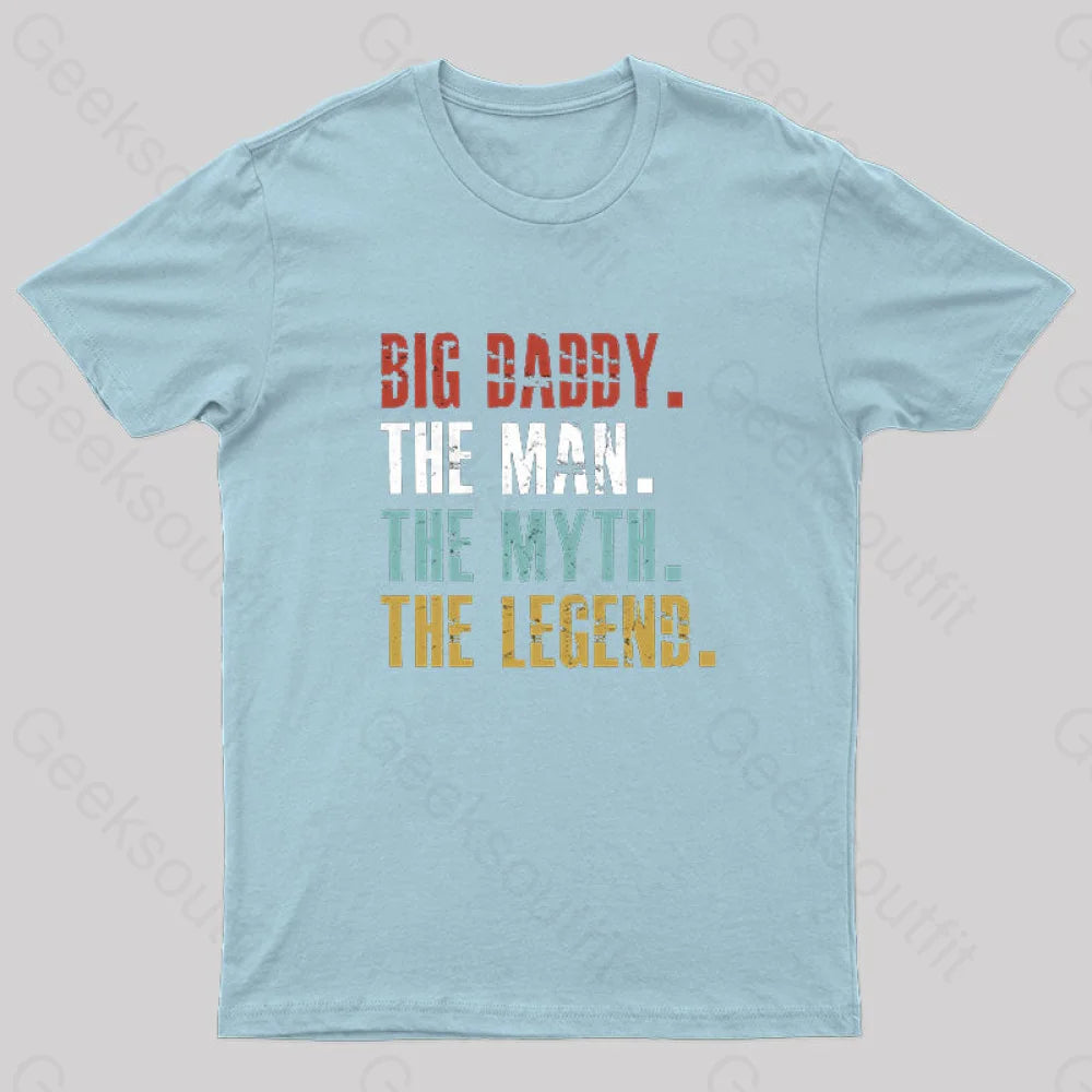 Big Daddy Geek T-Shirt Light Blue / S