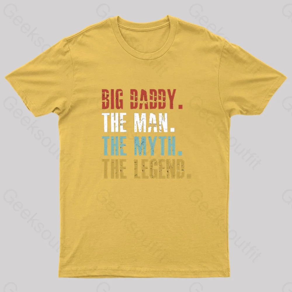 Big Daddy Geek T-Shirt Yellow / S