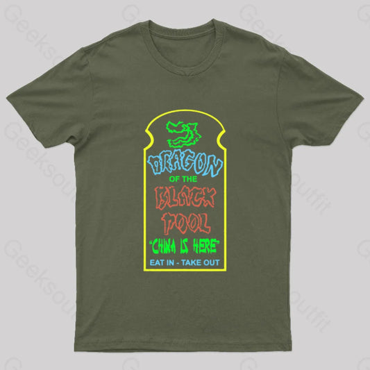 Big Trouble In Little China Geek T-Shirt Army Green / S