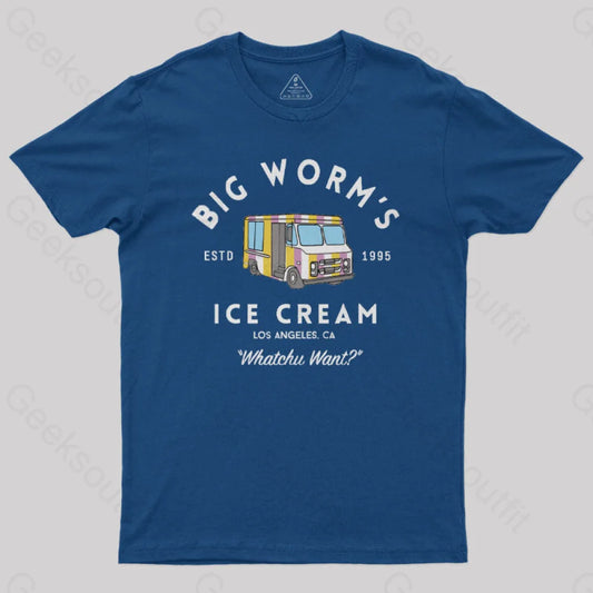 Big Worm’s Ice Cream Whatchu Want Nerd T-Shirt Navy / S