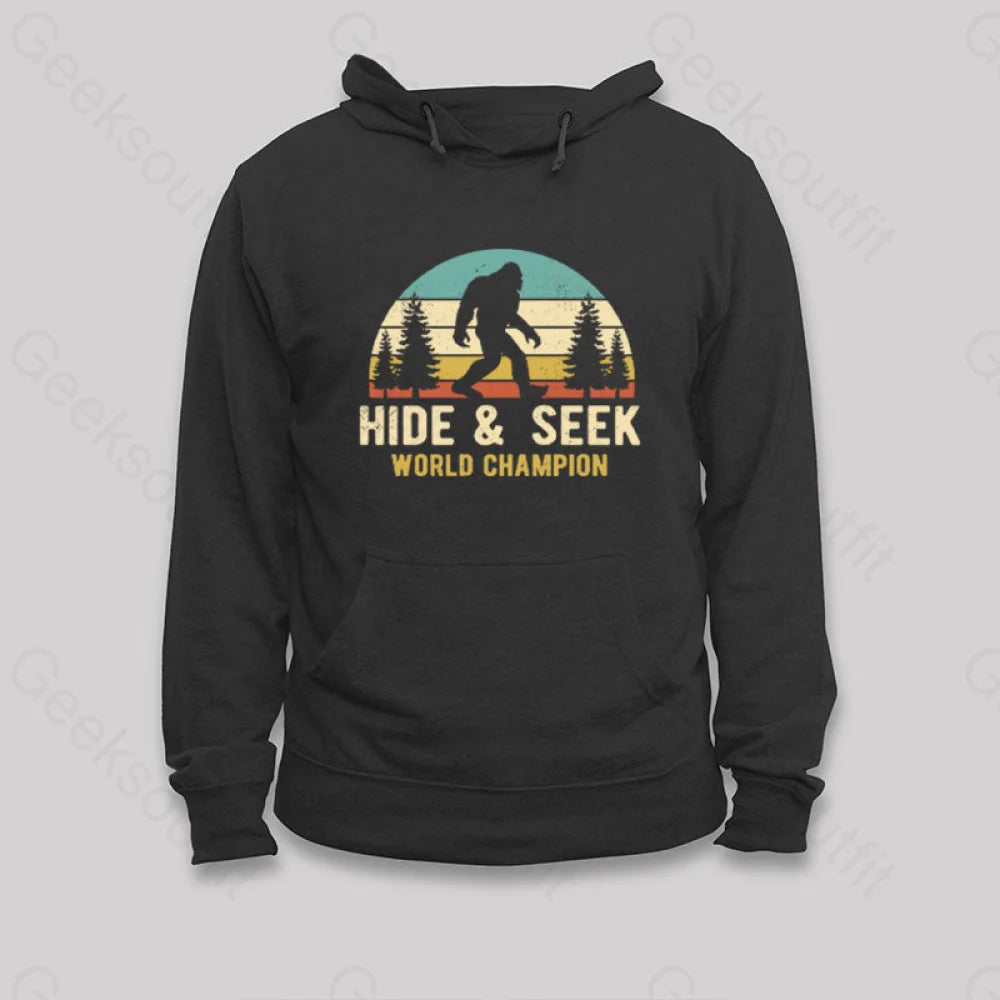 Bigfoot - Hide And Seek World Champion Hoodie Black / S