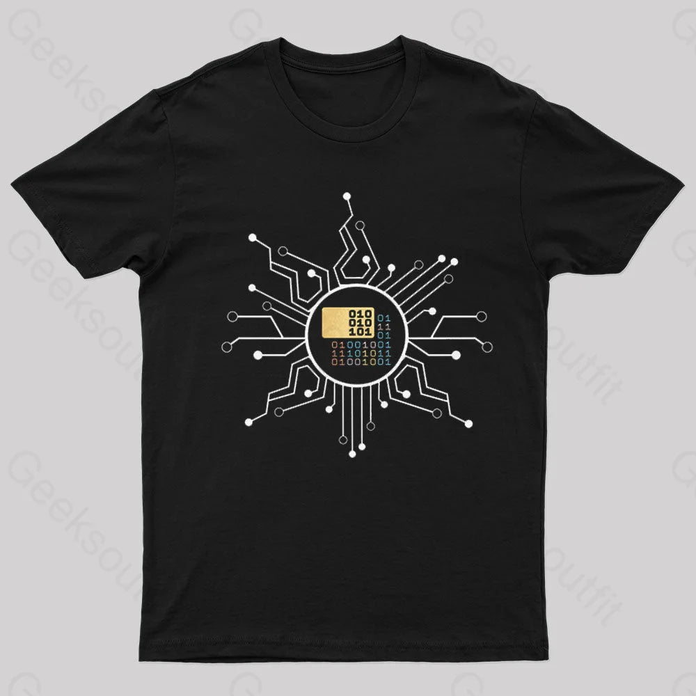 Binary Geek T-Shirt Black / S