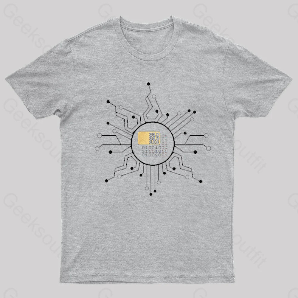 Binary Geek T-Shirt Grey / S