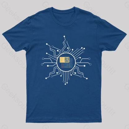 Binary Geek T-Shirt Navy / S