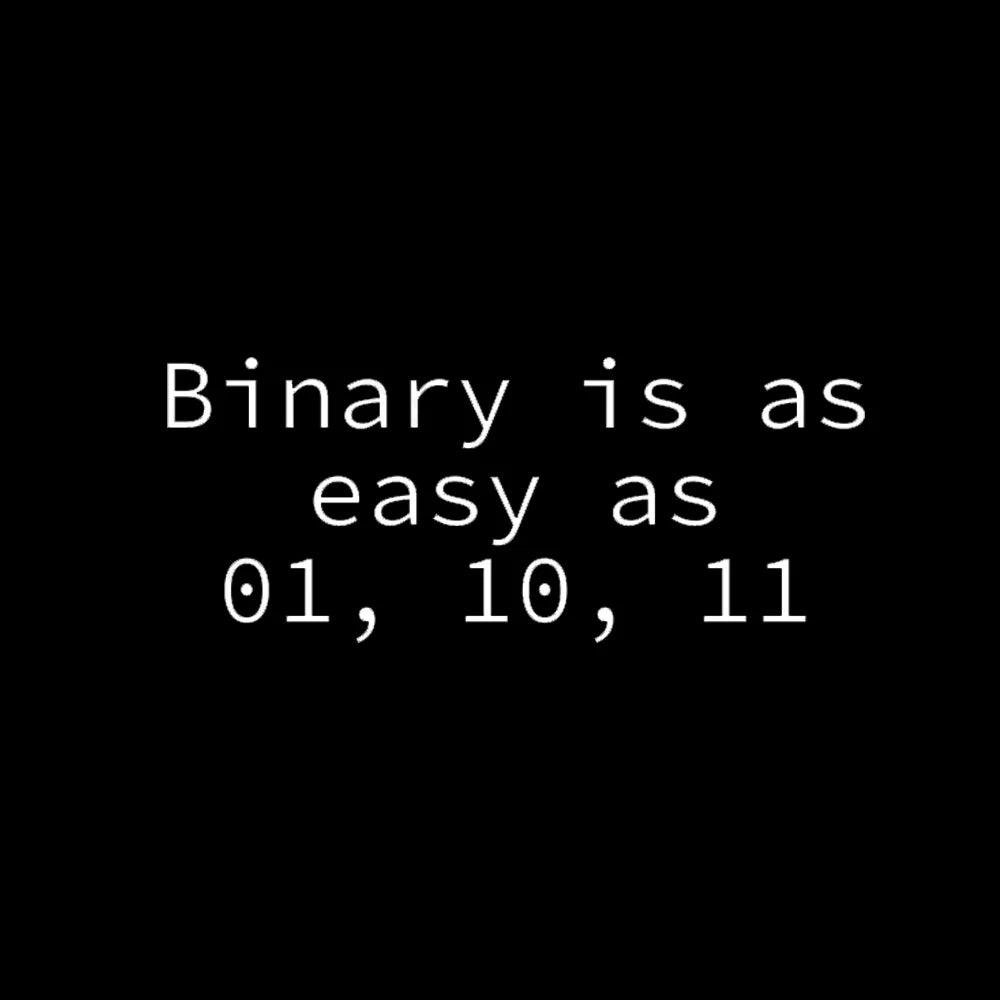 Binary Is As Easy 01 10 11 Geek T-Shirt